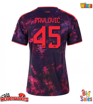 Bayern Munich Aleksandar Pavlovic #45 Replica Third Stadium Shirt for Women 2026-27 Short Sleeve